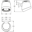 KWC Haartrockner, F5, Kunststoff, IR, 280x331x307 mm,...