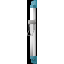 KWC Höhenverst, F5, für. Haartrockner, 250x1200x140 mm, Silber/perlenzian