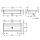 KWC Waschrinne, PLANOX, Edelstahl, W.-mont, 1000x210x442 mm, m. Arm-bank