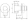 KWC Durchgangsventil, F3, Hydraulisch, DN20, O. Mischung, Unterputz, Duschen