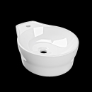 KWC Aufsatz-wt, Rondatop, MIRANIT, Rund, 370x140x460 mm,...