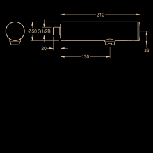 KWC Wandventil, F3, Elek, O. Mischung, 6l, Batterie, Labs-konform
