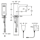 KWC Standventil, F5, Elek, O. Mischung, 5l, Rohr,...