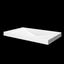 KWC Einzelwaschtisch, QUADRO-FX, MIRANIT, 800x150x470 mm,...