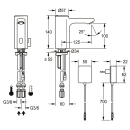 KWC Standbatterie, F5, Elek, Mischer, 5l, Rohre,...
