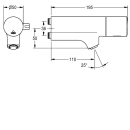 KWC Wandbatterie, F5, Elek, Schrägausl, Mischer,...