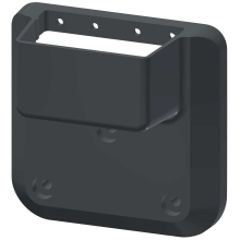 KWC Wandhalter, F5, Basaltgrau, für Höhenverstellung, 2030061600