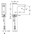 KWC Standventil, F5, Elek, O. Mischung, 5l, Rohr, Batterie