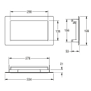 KWC Abfallabwurfklappe, RODAN, Edst, 330x53x195 mm,...