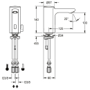 KWC Standbatterie, F5, Elek, Mischer, 5l, Rohre, Batterie