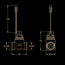 KWC Magnetventil, F5, Bistabil, 6 VDC, 2030066343