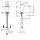 KWC Einhebel-standbatterie, F5, 125 mm, Hygieneoption