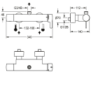KWC Thermostat-wandbatterie, F5, EHM, für...