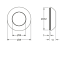 KWC Staubkappe, für Thermostat EHM, 2030066566