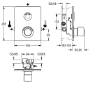 KWC Duscharmatur, F5, Elek, Thermostat, UP, F-set,...