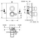 KWC Duscharmatur, F5, Hydr, Thermostat, UP, F-set,...
