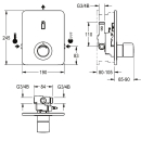 KWC Duscharmatur, F3, Elek, Thermostat, UP, Fertigbauset,...