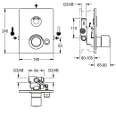 KWC Duscharmatur, F5, Elek, Thermostat, UP, F-set,...
