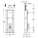 KWC Duschpaneel, F5, Hydr, Edelstahl, Thermostat,...