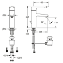 KWC Thermostat-standbatterie, F4, EHM, 135 mm, Hebel 148...