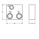 KWC Verlängerungsset, F5, Hydr. U. Elek. Therm-arm,...
