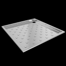 KWC Duschwanne, CAMPUS, Edelstahl, 900x59x900 mm,...