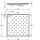 KWC Duschwanne, CAMPUS, Edelstahl, 900x59x900 mm, Bodenmontage
