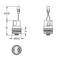 KWC Magnetventilkartusche, F5, DN7, Bistabil, 6 VDC,...
