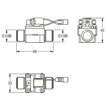 KWC Magnetventil, F5, DN7, Bistabil, 6 VDC, 2030070170
