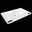 KWC Einzelwaschtisch, MEDCARE, MIRANIT, 850x150x550 mm,...
