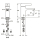 KWC Thermostat-standbatterie, F5, EHM, Rohre, 125 mm, Hygieneoption