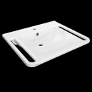 KWC Einzelwaschtisch, MEDCARE, MIRANIT, 650x150x550 mm,...