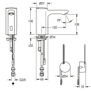KWC Standventil, F5, Elek, O. Mischung, 5l, Rohr,...