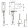 KWC Standventil, F5, Elek, O. Mischung, 5l, Rohr, Up-netzteil 230 VAC