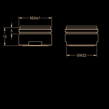 KWC Laminarstrahlregler, M24x1, 8l, 2030071309