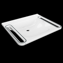 KWC Einzelwaschtisch, MEDCARE, MIRANIT, 650x150x550 mm,...