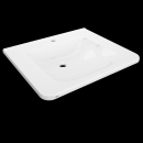 KWC Einzelwaschtisch, MEDCARE, MIRANIT, 650x150x550 mm,...