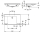 KWC Einzelwaschtisch, MEDCARE, MIRANIT, 850x150x550 mm, Weiß, Überlauf, Griff