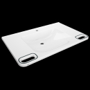 KWC Einzelwaschtisch, MEDCARE, MIRANIT, 850x150x550 mm,...