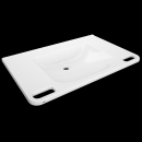 KWC Einzelwaschtisch, MEDCARE, MIRANIT, 850x150x550 mm,...