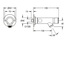 KWC Wandventil, F3, Hydr, O. Mischung, 6l,...