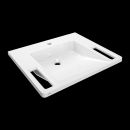 KWC Einzelwaschtisch, EXOS, MIRANIT, 600x125x500 mm,...