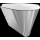 KWC T-WC, CAMPUS, Edelstahl, Wandhängend, 360x409x500 mm, Weißer Sitz