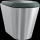 KWC T-WC, CAMPUS, Edelstahl, Wandhängend, 360x456x500 mm, S. Bodenlang, Sitz Grau