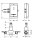 KWC Hygieneeinheit, F5, AP, für. EHM F5, 100 mm, für. Batt. O. Net, Labs-konform