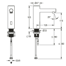 KWC Standventil, F7, Elek, O. Mischung, Edst, 5, 7 l,...