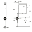 KWC Standventil, F7, Elek, O. Mischung, Edst, 5, 7 l,...