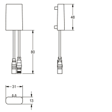 KWC C-modul, für Elektronikarmaturen, Zur Funkgesteuerten Parametrierung