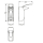 KWC Spender, MEDCARE, Edelstahl, AP, 82x287x223 mm, für. 500ml, Hebel 223 mm