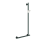 KWC Winkelgriff, MEDCARE, Edst, Grau, 90 Grad, 600x1100x84 mm, Ausf. Li, Br.h